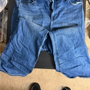 Blue Flare & Wide Leg Jeans with Classic Design